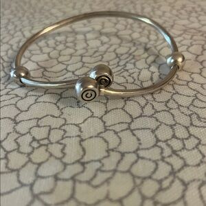 Chamilia Silver Charm Bangle Bracelet
